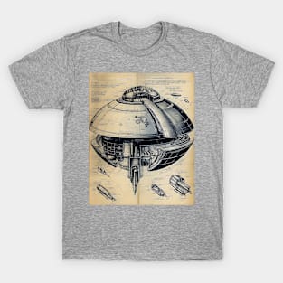 UFO Blueprint T-Shirt